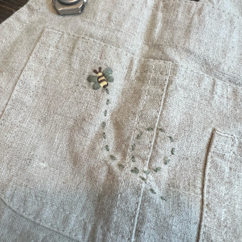 Linen Garden Overalls - Picture 5 of 7